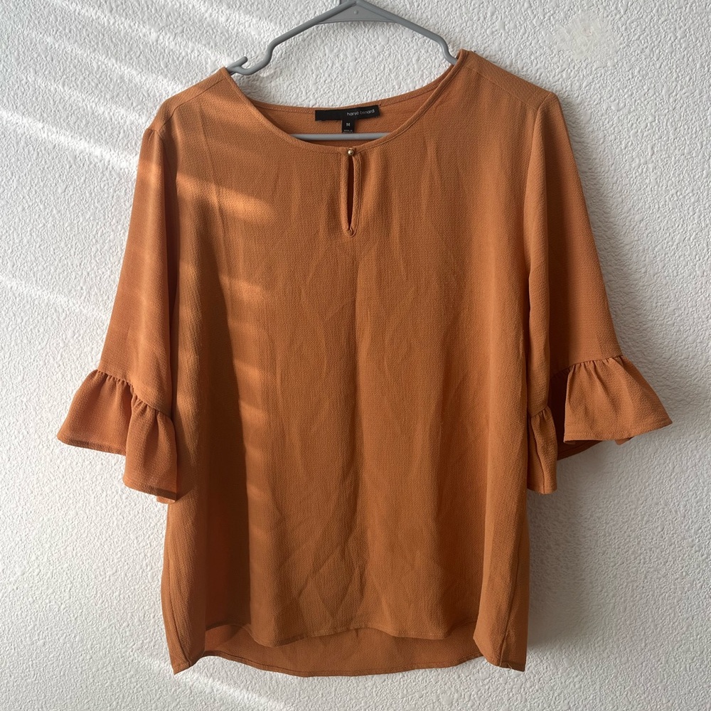 Harve Bernard Mustard Yellow Blouse Casual